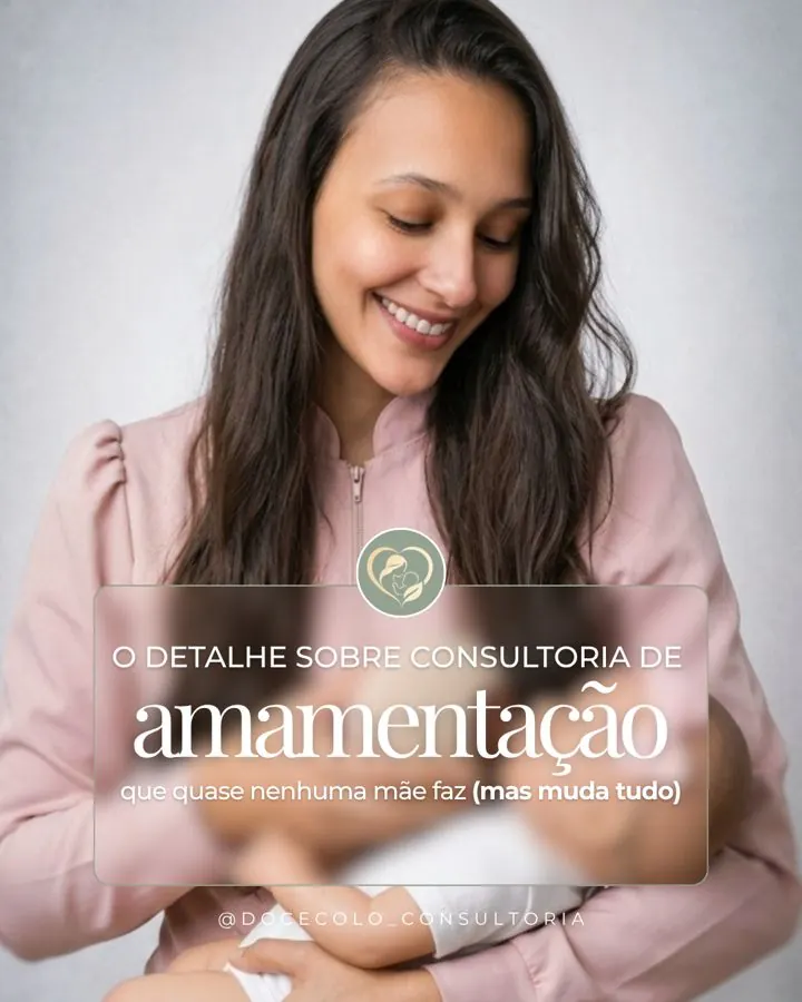 O detalhe sobre consultoria de amamentação