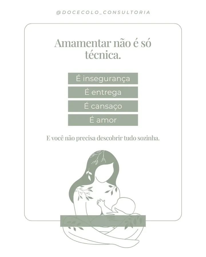 Amamentar não é só técnica